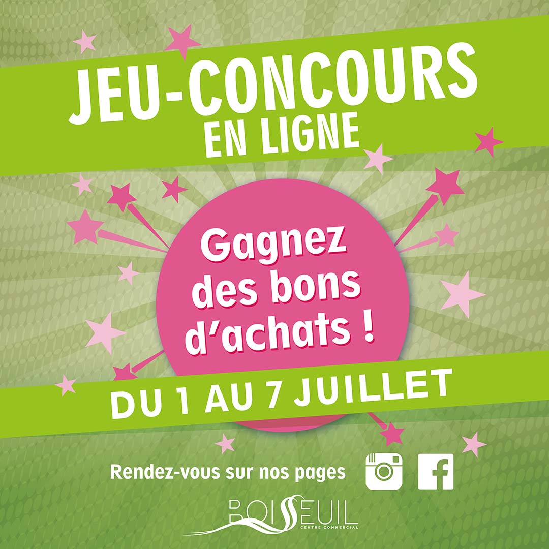 GRAND JEU DU MOIS ! 🤩 Centre Commercial Boisseuil